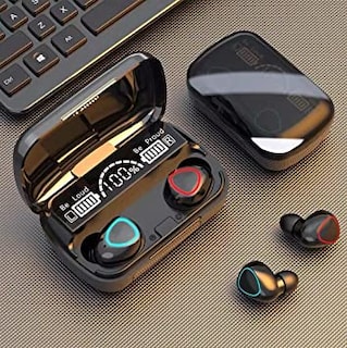Foto 3 | Audifonos Inalambricos Bluetooth Con Indicador De Carga Y Powerbank