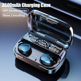 Foto 4 | Audifonos Inalambricos Bluetooth Con Indicador De Carga Y Powerbank