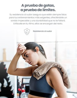 Foto 8 | Audifonos Deportivos Getttech Gue-mssbt-01-yw Oreja Abierta, Bluetooth, Sonido 360°, Resistente A Sudor, Carga Rápi