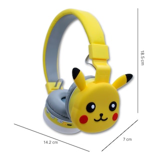 Foto 4 | Audífonos Diadema Pikachu Bluetooth Recargables