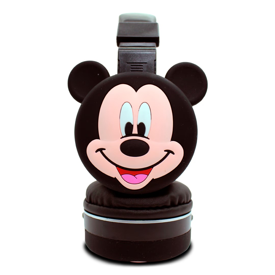 Audífonos de Diadema Bluetooth con Diseño de Mickey Mouse.