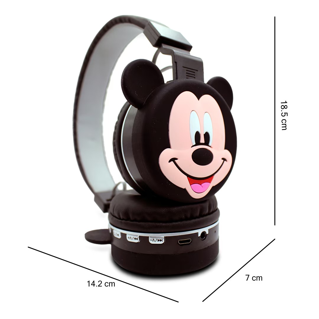 Foto 2 | Audífonos de Diadema Bluetooth con Diseño de Mickey Mouse.