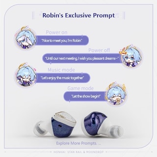 Foto 5 | Audífonos True Wireless Moondrop Robin Honkai Star Rail con Bluetooth-Venta Internacional