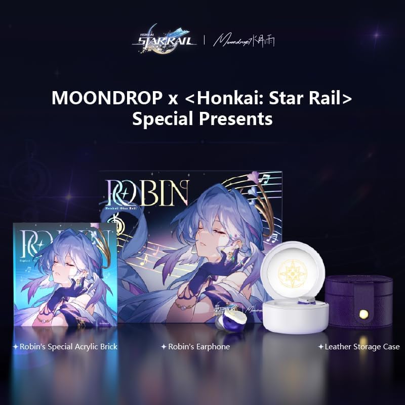 Foto 8 pulgar | Audífonos True Wireless Moondrop Robin Honkai Star Rail con Bluetooth-Venta Internacional