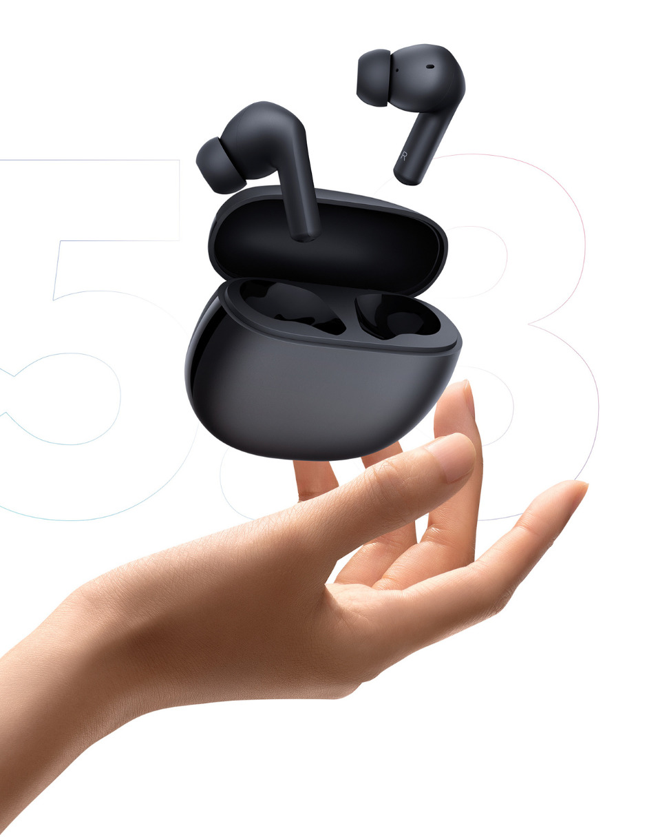 Foto 7 pulgar | Audífonos Redmi Bunds 4 Active Xiaomi Negros Incluye X1 Smartband 1more Negro