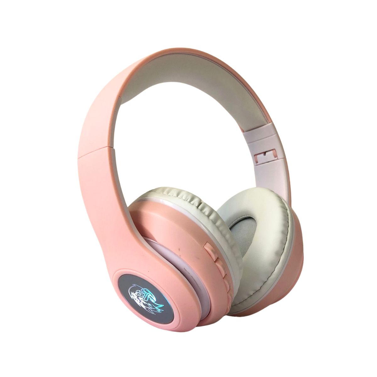 Diadema Inalámbrica Jacom Bluetooth Infantil Con Luz RGB Rosa