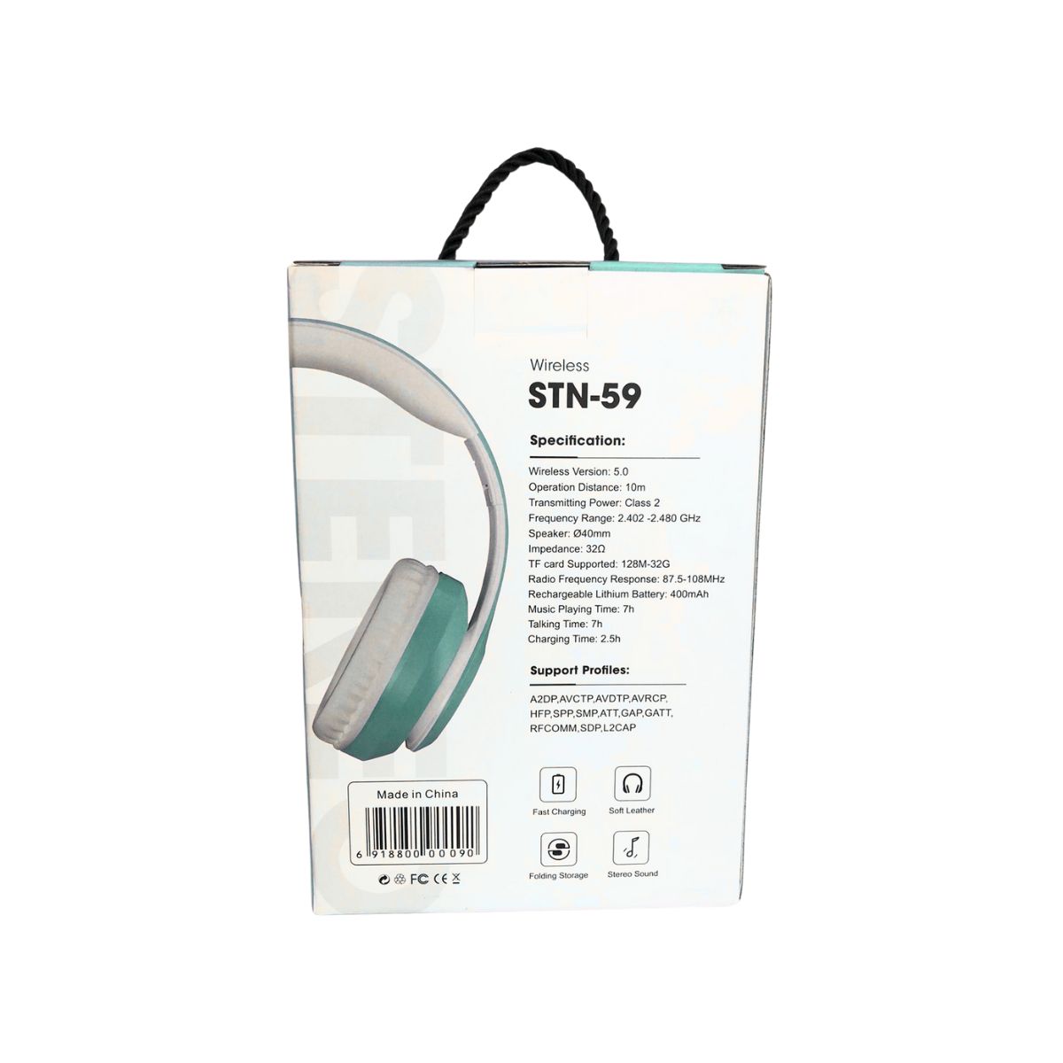 Foto 7 | Diadema Inalámbrica Jacom Bluetooth Infantil Luz RGB Azul