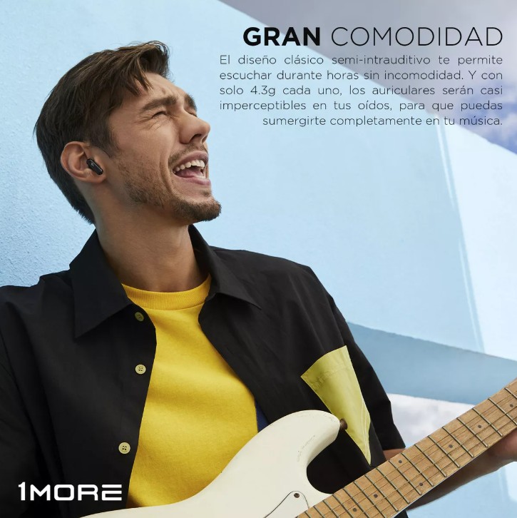 Foto 7 pulgar | Audifonos Inalámbricos Bluetooth Gamer In-ear 1more Neo Enc Reducción Del Ruido Del Teléfono Auriculares Color Blanco