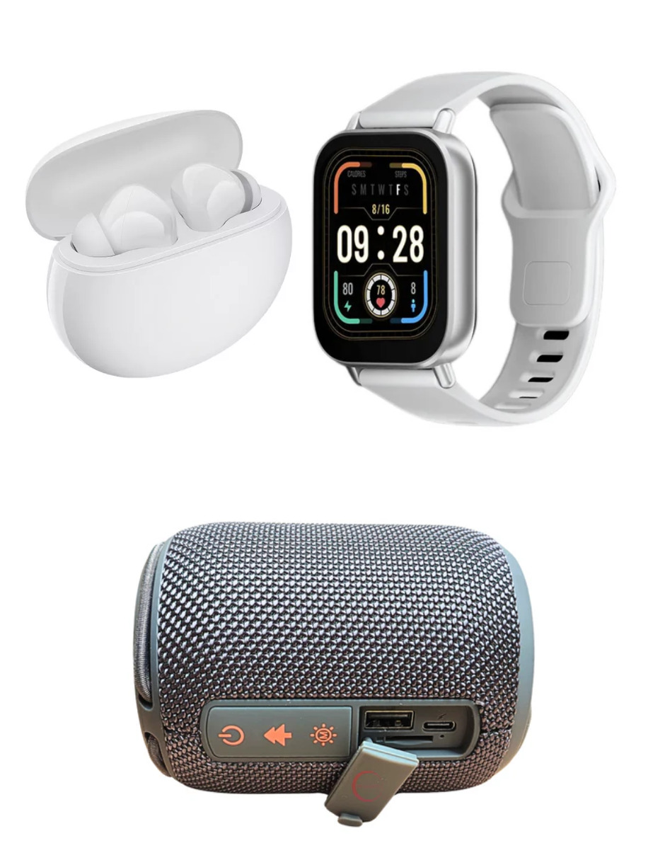 Foto 5 | Reloj Xiaomi Redmi Bunds 4 con Bocina Portátil y Audífonos True Wireless