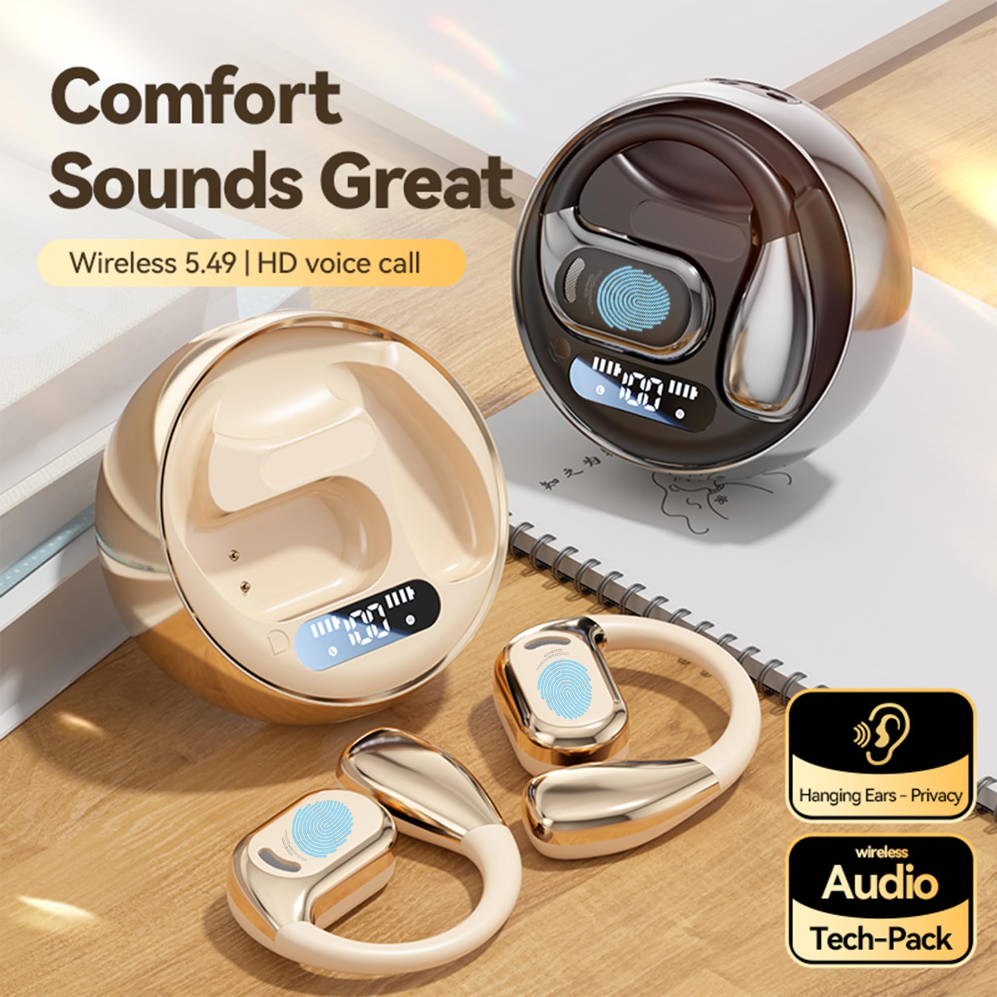 Foto 5 pulgar | Auriculares De Traducción En Tiempo Real, 144 Idiomas, Android Ios, Negros - Venta Internacional.