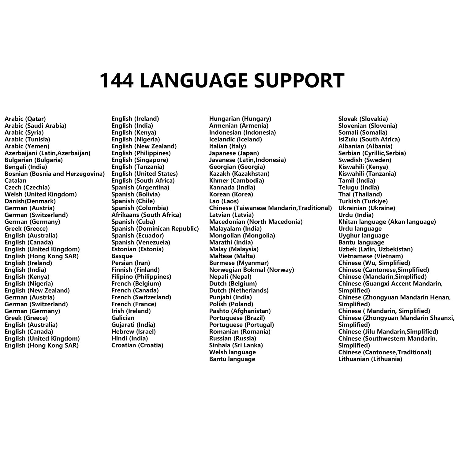 Foto 8 pulgar | Auriculares De Traducción En Tiempo Real, 144 Idiomas, Android Ios, Negros - Venta Internacional.