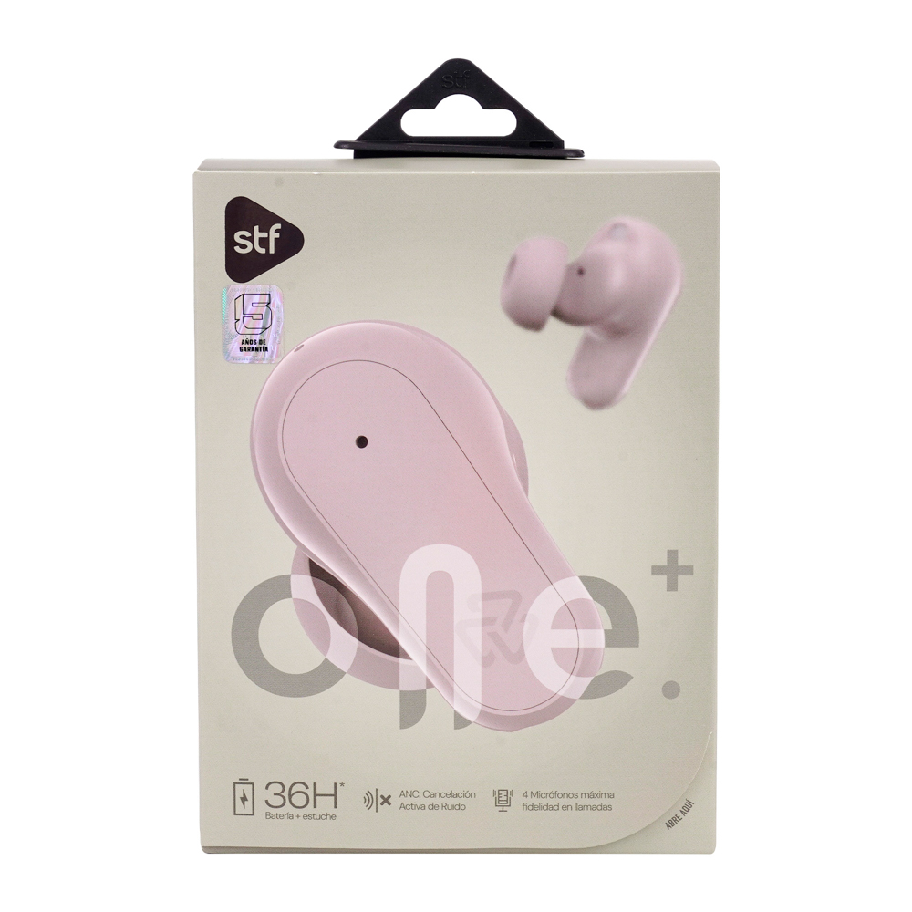 Foto 6 pulgar | Audífonos Inalámbricos Tws Stf One Plus Anc Enc Color Rosa