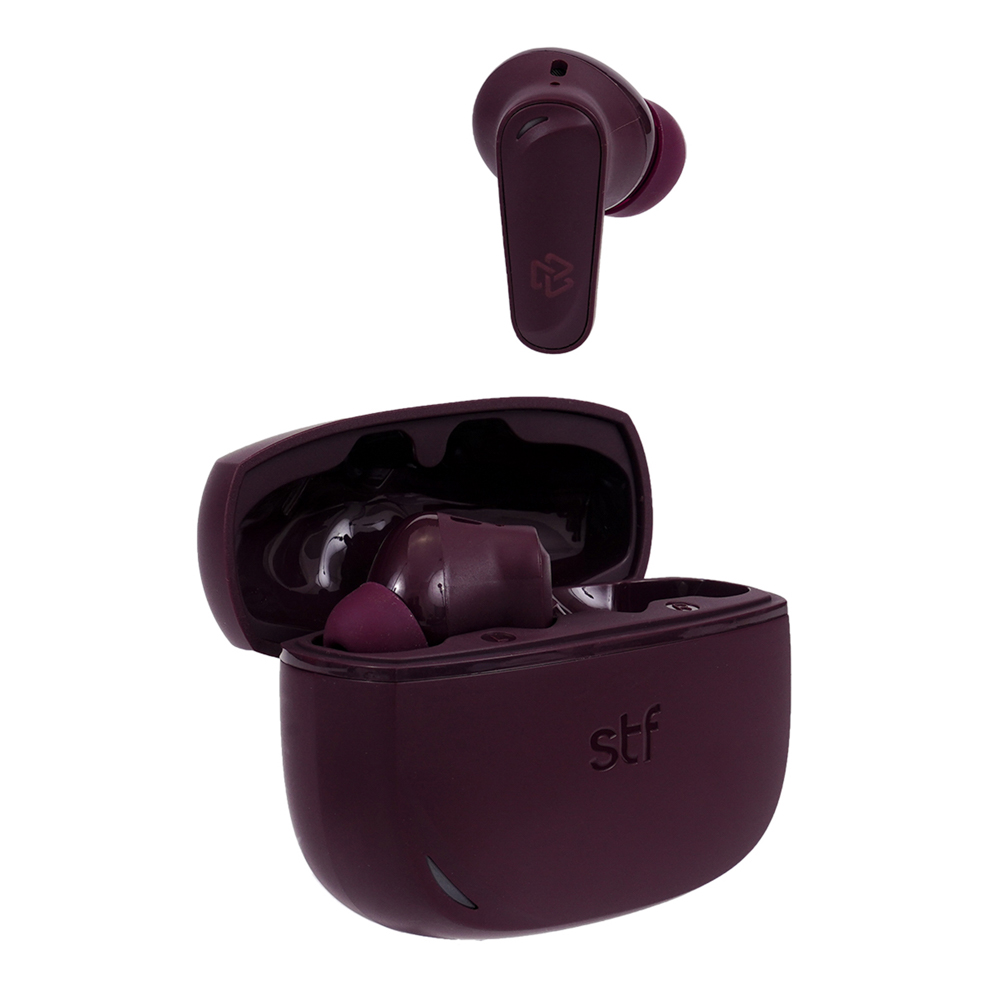 Foto 5 | Audífonos Inalámbricos Tws Stf One Enc  Color Vino