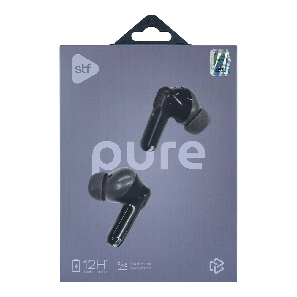 Foto 9 pulgar | Audífonos Inalámbricos Tws Stf Pure Ipx4  Color Negro