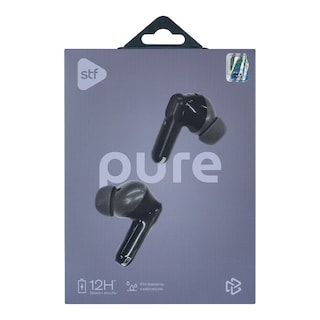 Foto 8 | Audífonos Inalámbricos Tws Stf Pure Ipx4 Color Negro