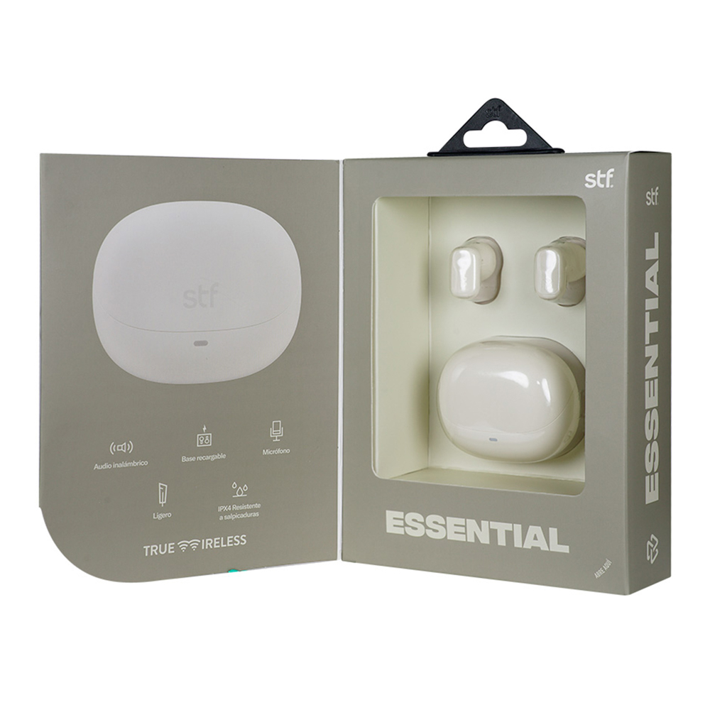 Foto 7 | Audífonos Inalámbricos Tws  Stf Essential  Ipx4 Color Blanco