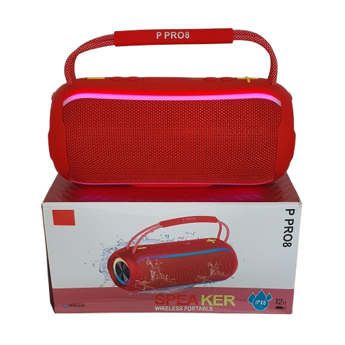 Foto 4 pulgar | Bocina Portatil Con Luz Led  Pro8 Ipx6