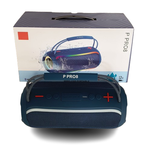 Foto 5 pulgar | Bocina Portatil Con Luz Led  Pro8 Ipx6