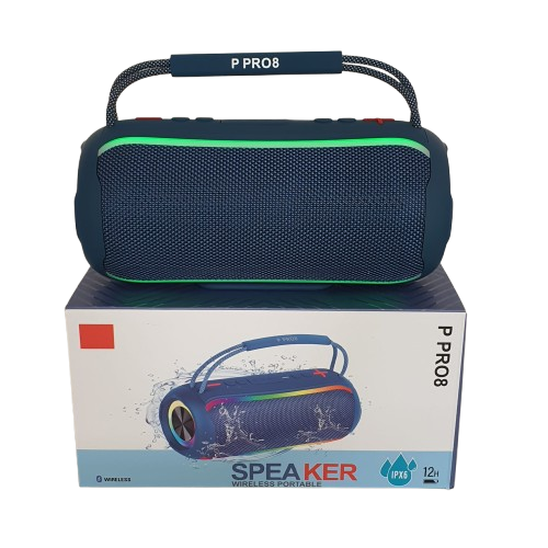 Foto 6 pulgar | Bocina Portatil Con Luz Led  Pro8 Ipx6