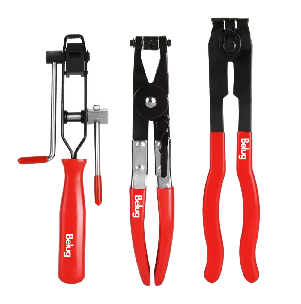 Pinza Para Abrazadera De Manguera Belug 3 Piezas
