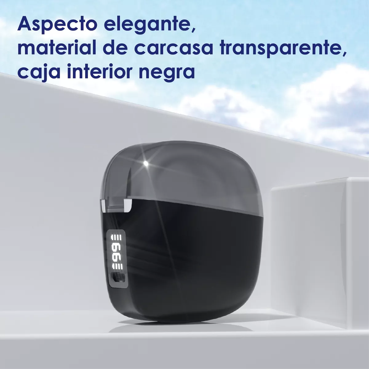 Foto 3 pulgar | Audífonos Open-ear Belug Bluetooth Con Micrófono Negro