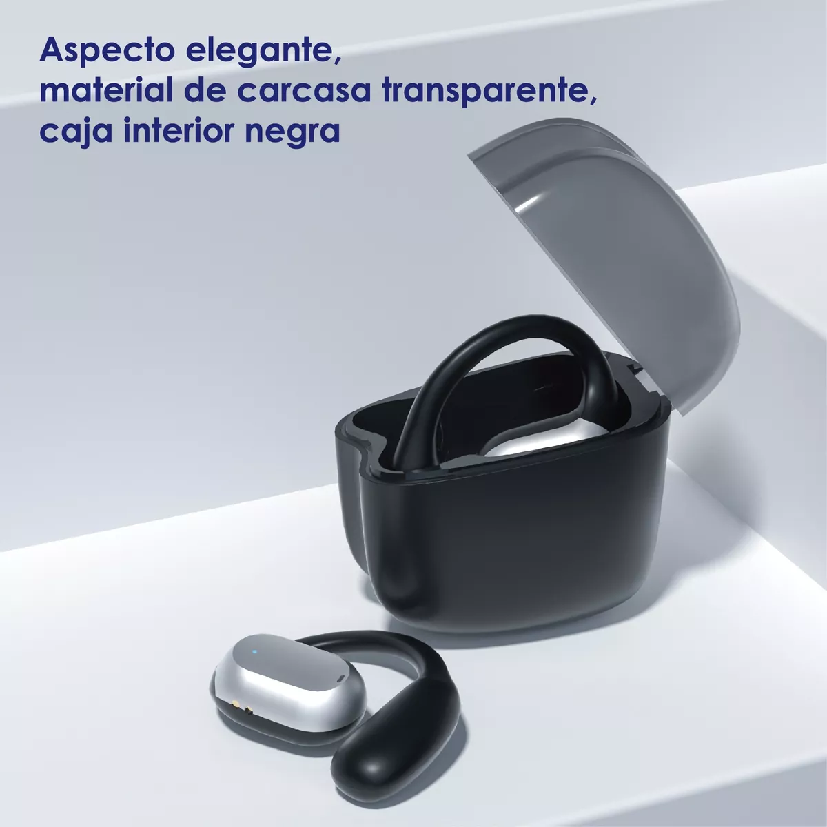 Foto 5 pulgar | Audífonos Open-ear Belug Bluetooth Con Micrófono Negro