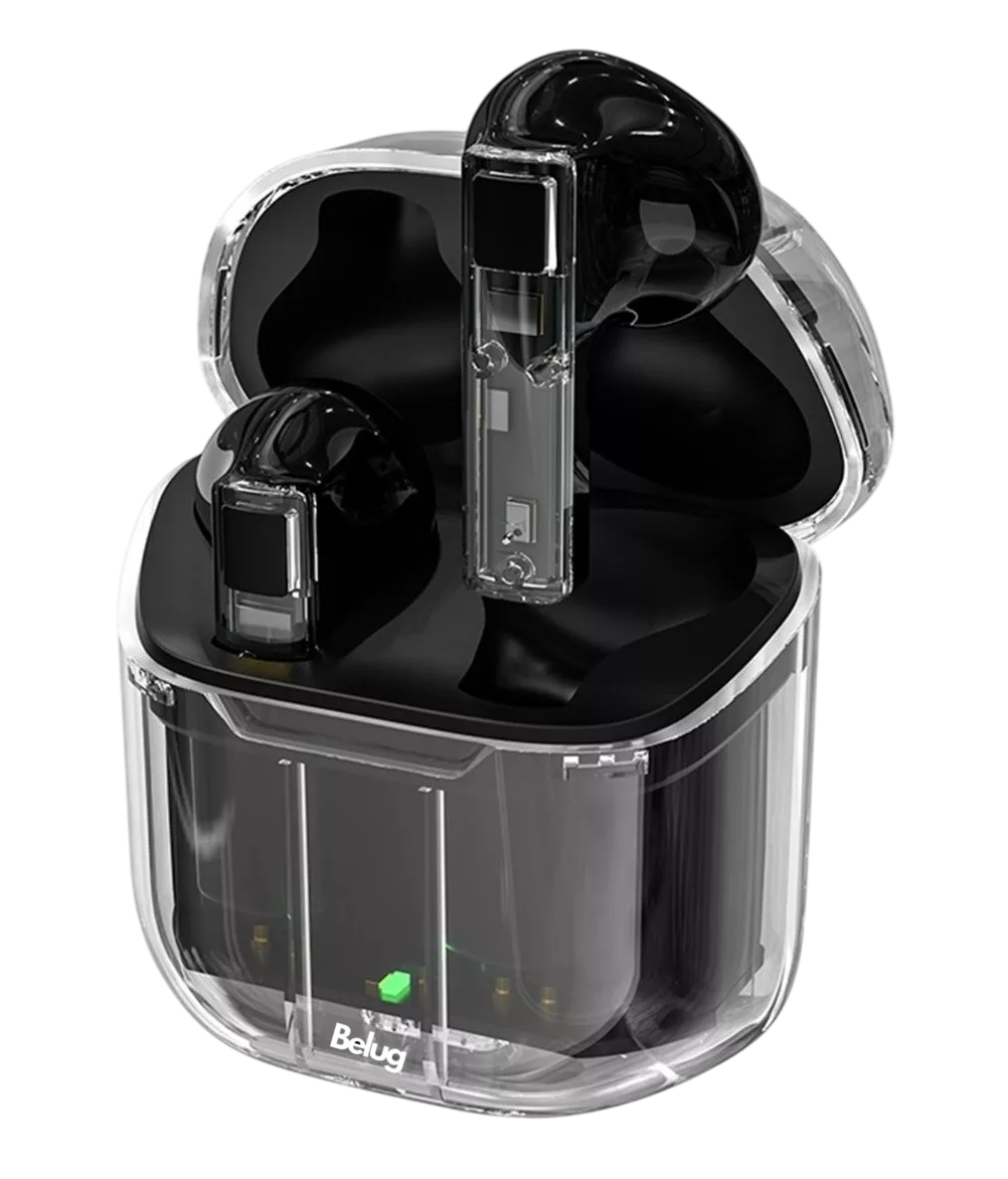 Audífonos Inalámbricos Nn-eb-00 True Wireless 1 Par Belug,  Negro