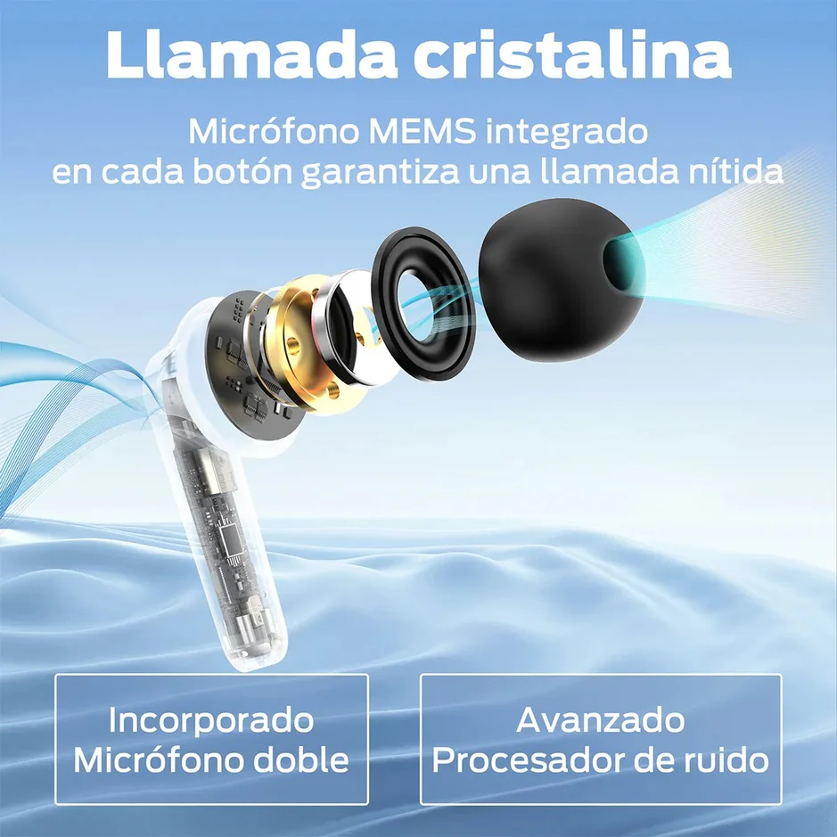 Foto 6 pulgar | Audífonos Aptx Bluetooth Manos Libres Monster N-lite 203 Black