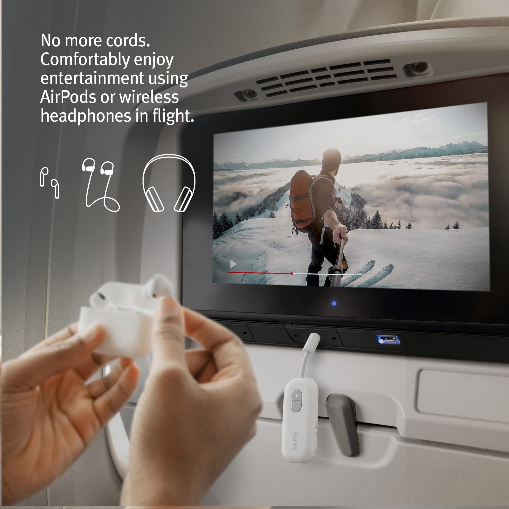 Foto 4 | Adaptador Inalámbrico Twelve South Airfly Se Para Airpods 3.5 Mm - Venta Internacional.
