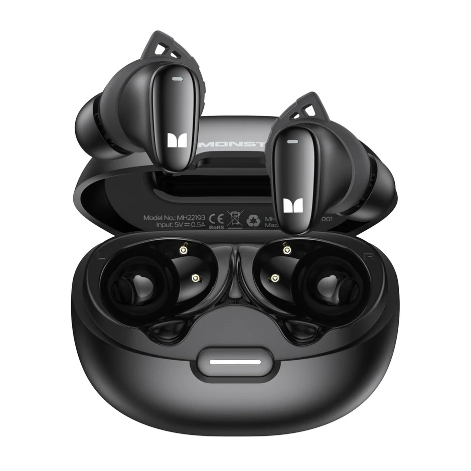 Audífonos Sports Bluetooth Con Manos Libres Monster N-lite 206 Black