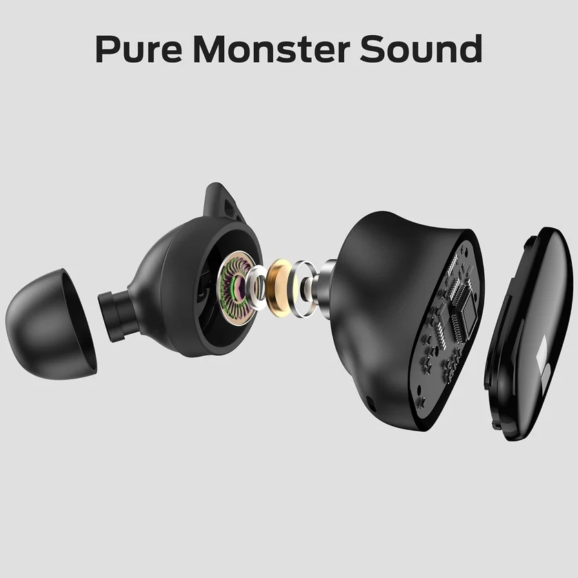 Foto 8 pulgar | Audífonos Sports Bluetooth Con Manos Libres Monster N-lite 206 Black