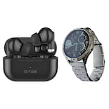 Bundle Audifonos Gtide L22 Color Negro + Smartwatch G-tide Power