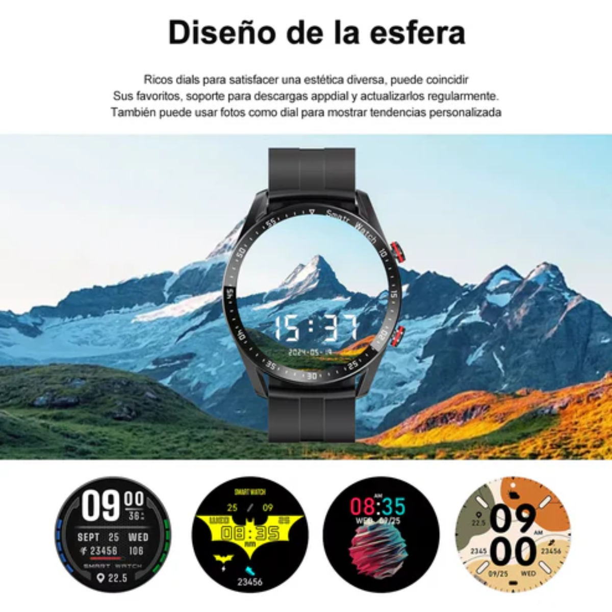 Foto 3 pulgar | Bundle Audifonos Gtide L22 Color Negro + Reloj Inteligente Con Llamada Bluetooth