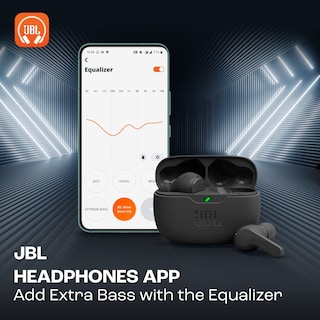 Foto 4 | Auriculares Intraurales Inalámbricos JBL Wave Beam True Negros - Venta Internacional