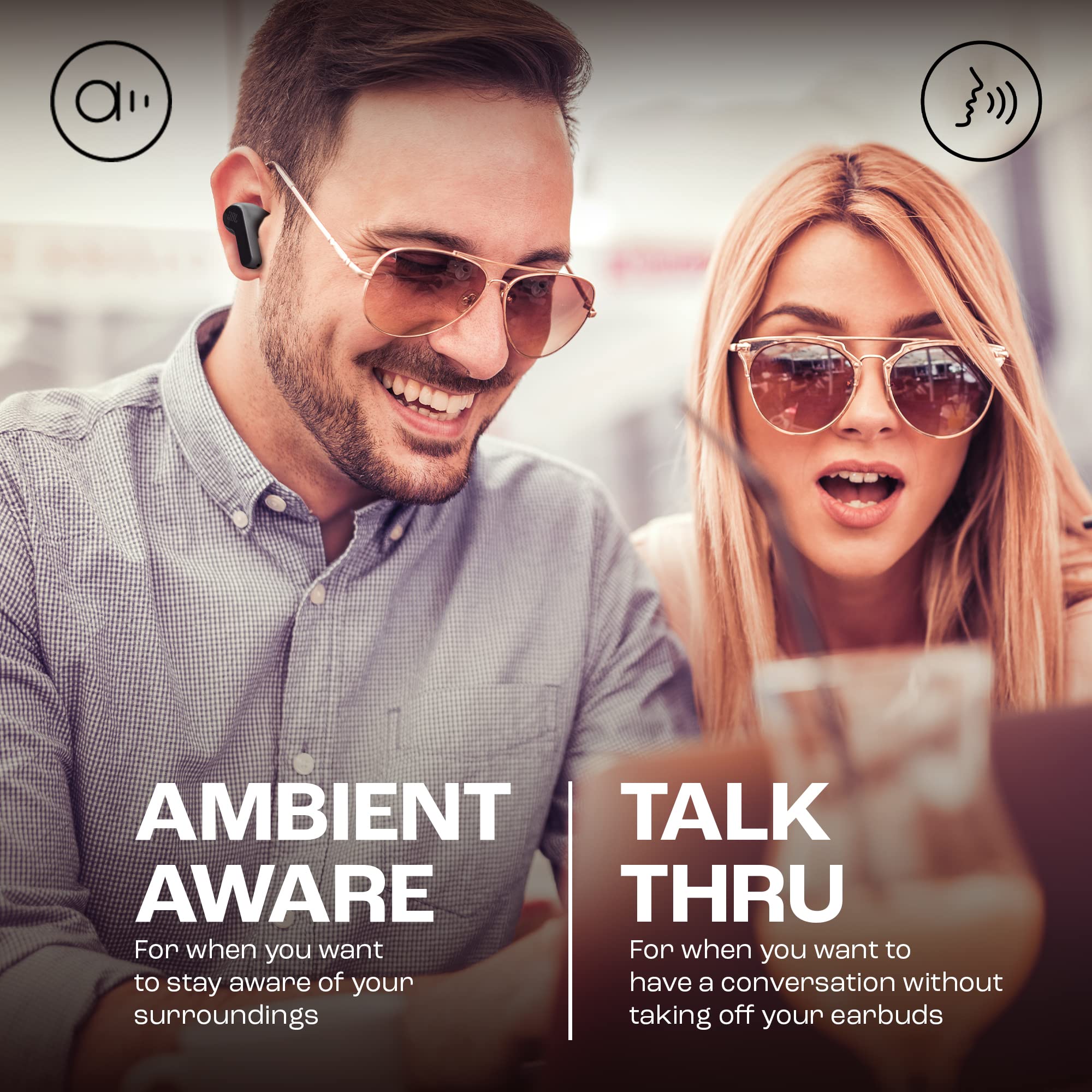 Foto 6 | Auriculares Intraurales Inalámbricos JBL Wave Beam True Negros - Venta Internacional