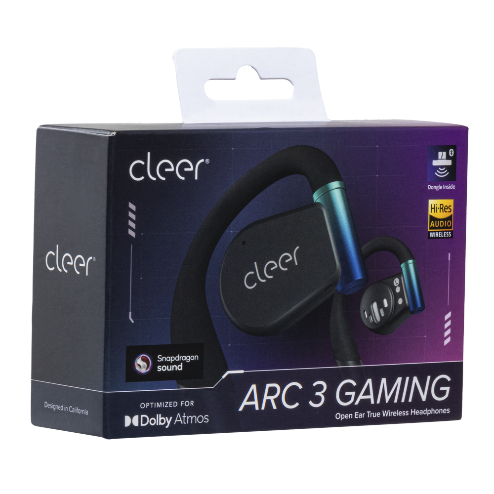 Foto 6 pulgar | Audífonos Cleer Arc 3 Gaming Open-ear: Baja Latencia  Sonido Hi-res  50h Batería  Ipx7 Color Negro