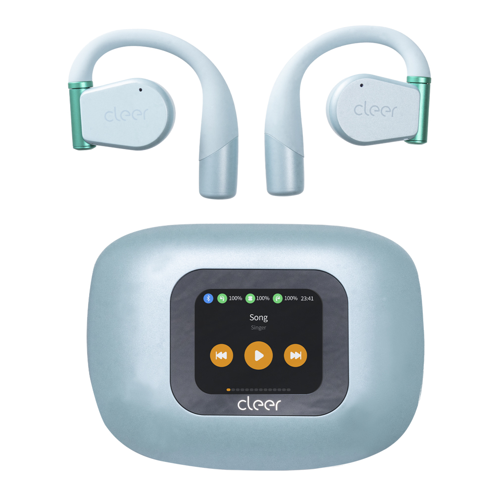 Audífonos Cleer Arc 3 Open-ear: Sonido Hi-res  Dolby Atmos  50h Batería  Ipx7 Color Azul