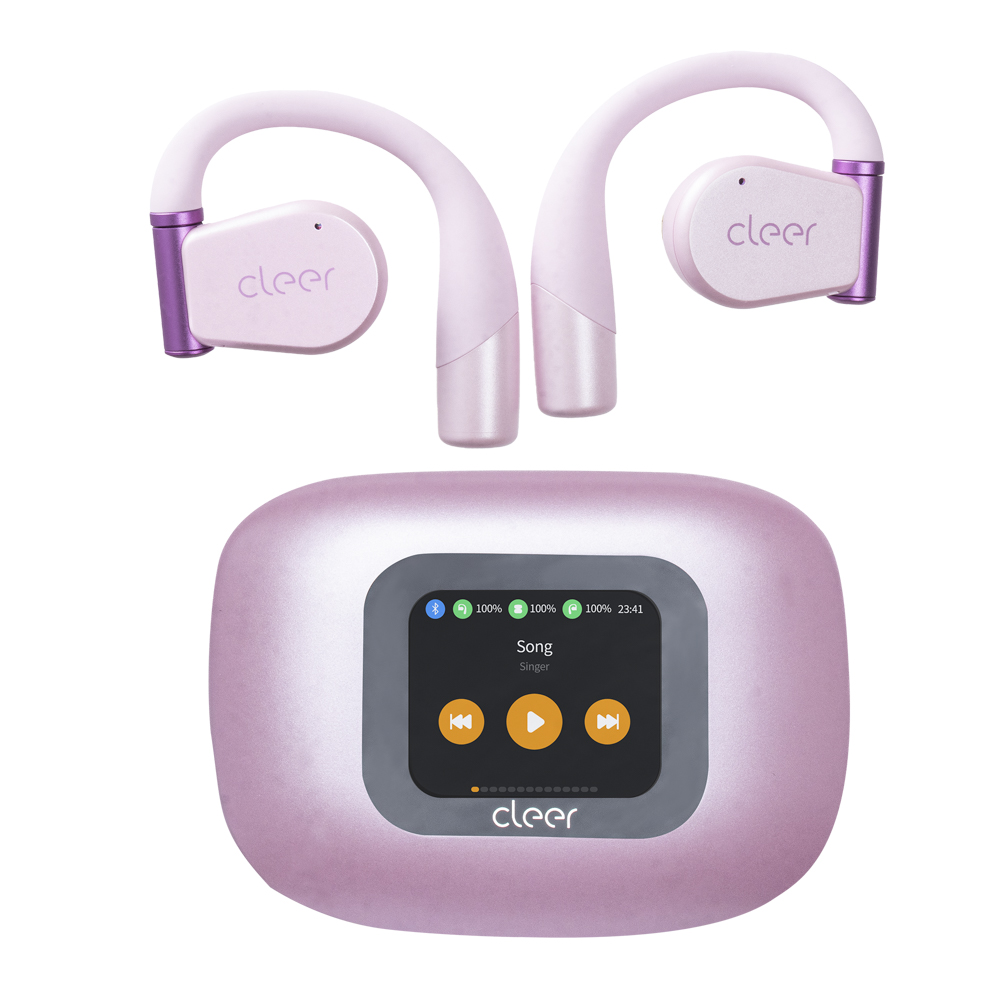 Audífonos Cleer Arc 3 Open-ear: Sonido Hi-res  Dolby Atmos  50h Batería  Ipx7 Color Rosa