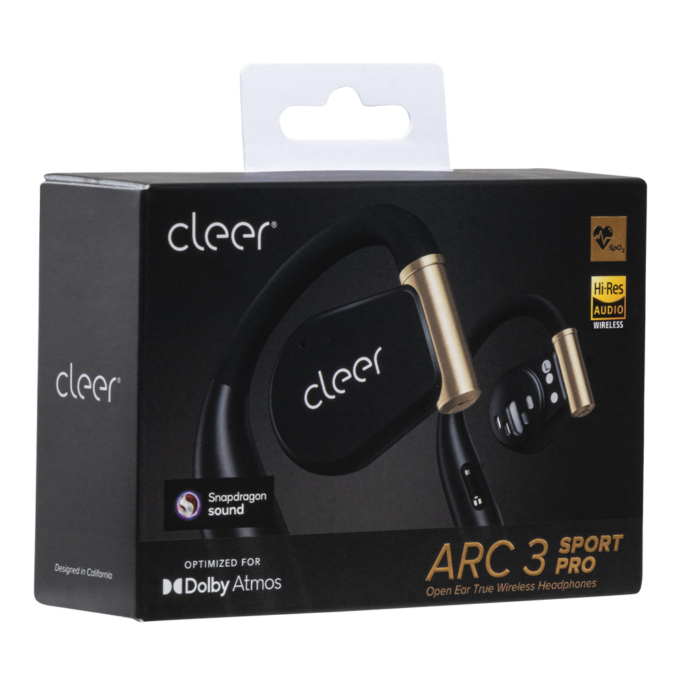 Foto 6 pulgar | Audífonos Cleer Arc 3 Sport-pro Open-ear: Hi-res  Ipx7  50h Batería  Estuche Smart Uv Color Negro