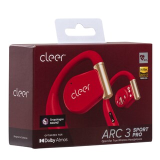 Foto 5 | Audífonos Cleer Arc 3 Sport-pro Open-ear: Hi-res Ipx7 50h Batería Estuche Smart Uv Color Rojo