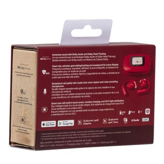 Foto 6 | Audífonos Cleer Arc 3 Sport-pro Open-ear: Hi-res Ipx7 50h Batería Estuche Smart Uv Color Rojo