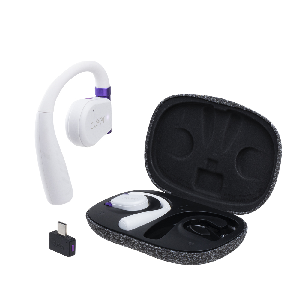 Foto 4 pulgar | Audífonos Cleer Arc Ii Gaming Open-ear: Baja Latencia  Ipx5  35h Batería  Uv Case Blanco