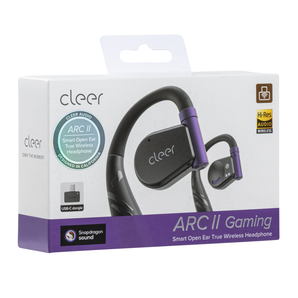 Foto 5 | Audífonos Cleer Arc Ii Gaming Open-ear: Baja Latencia  Ipx5  35h Batería  Uv Case Negro