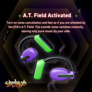 Foto 2 | Audífonos Deportivos Bluetooth Con Noise Cancelling Evangelion Eva-01