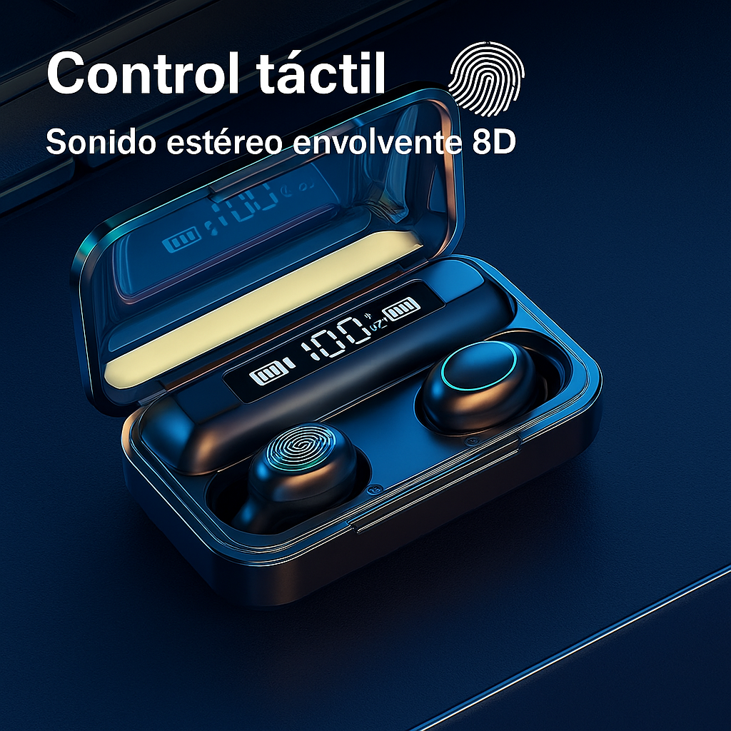 Foto 3 | Audífonos Inalámbricos In Ear Pro con Cancelación de Ruido Activa, Sonido HD, Estuche Power Bank y Control Táctil