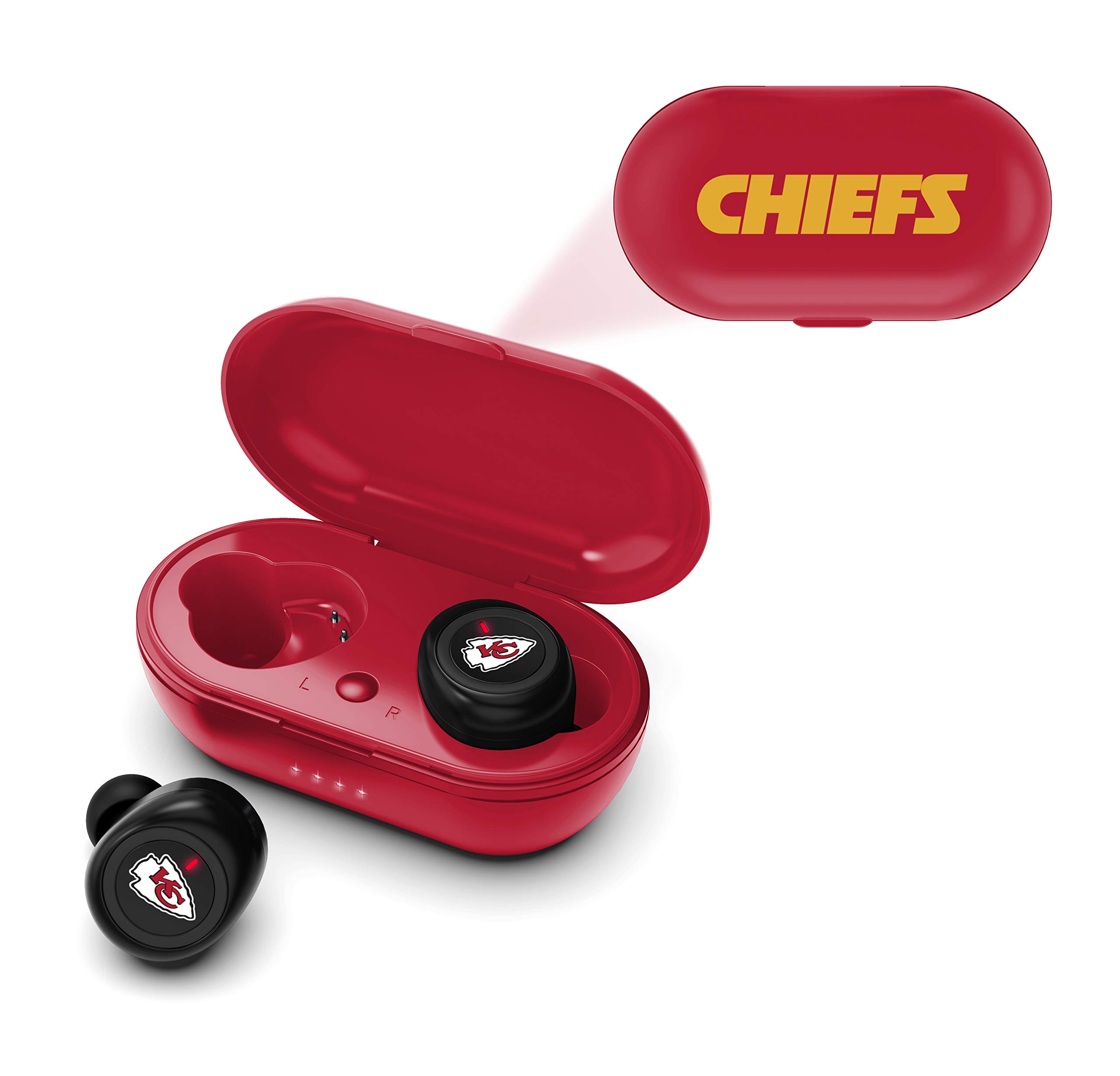 Foto 6 pulgar | Auriculares Inalámbricos Soar Nfl Kansas City Chiefs Con Estuche De Carga - Venta Internacional.