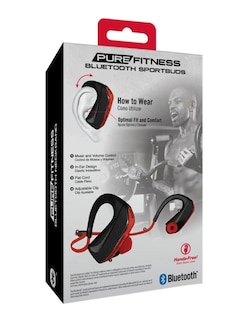 Foto 3 | Audífonos Maxell 348137 color Rojo Deportivos con Bluetooth y Micrófono Pure Fitness