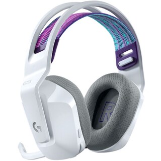 Foto 3 | Audífonos Gaming Logitech 981-000882 color Blanco G733 Inalámbricos
