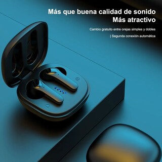 Foto 2 | Audífonos Inalámbricos Bluetooth 5.0 con Micrófono color Negro