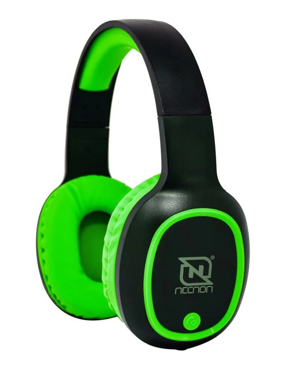 Foto 2 pulgar | Audífonos Manos Libres Bluetooth Recargable Radio Fm Necnon Nbh-04 Pro color Verde